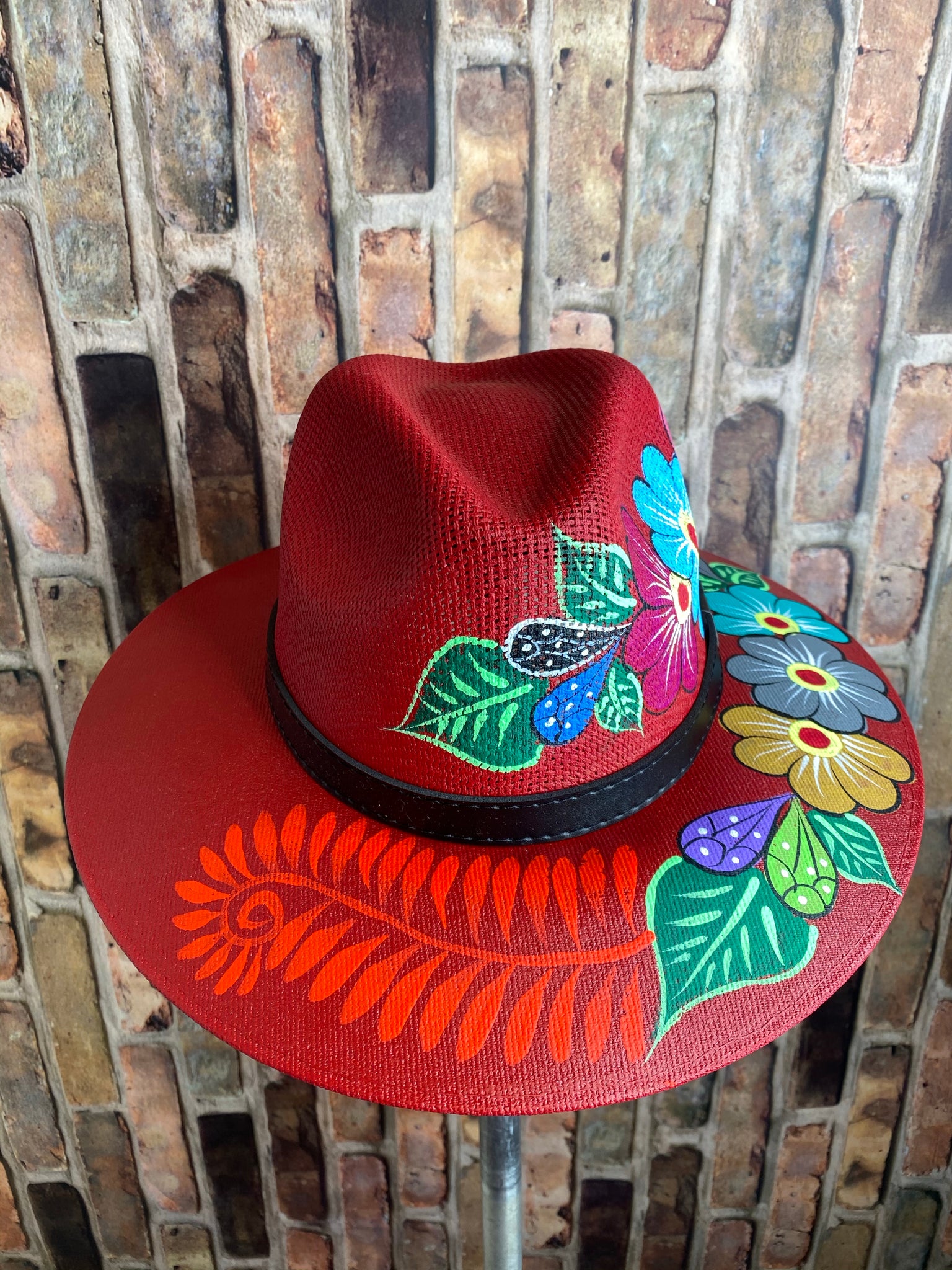 Hand painted Mexican Artisanal Hat