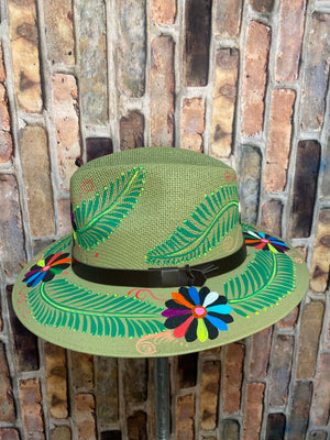 Hand painted Mexican Artisanal Hat