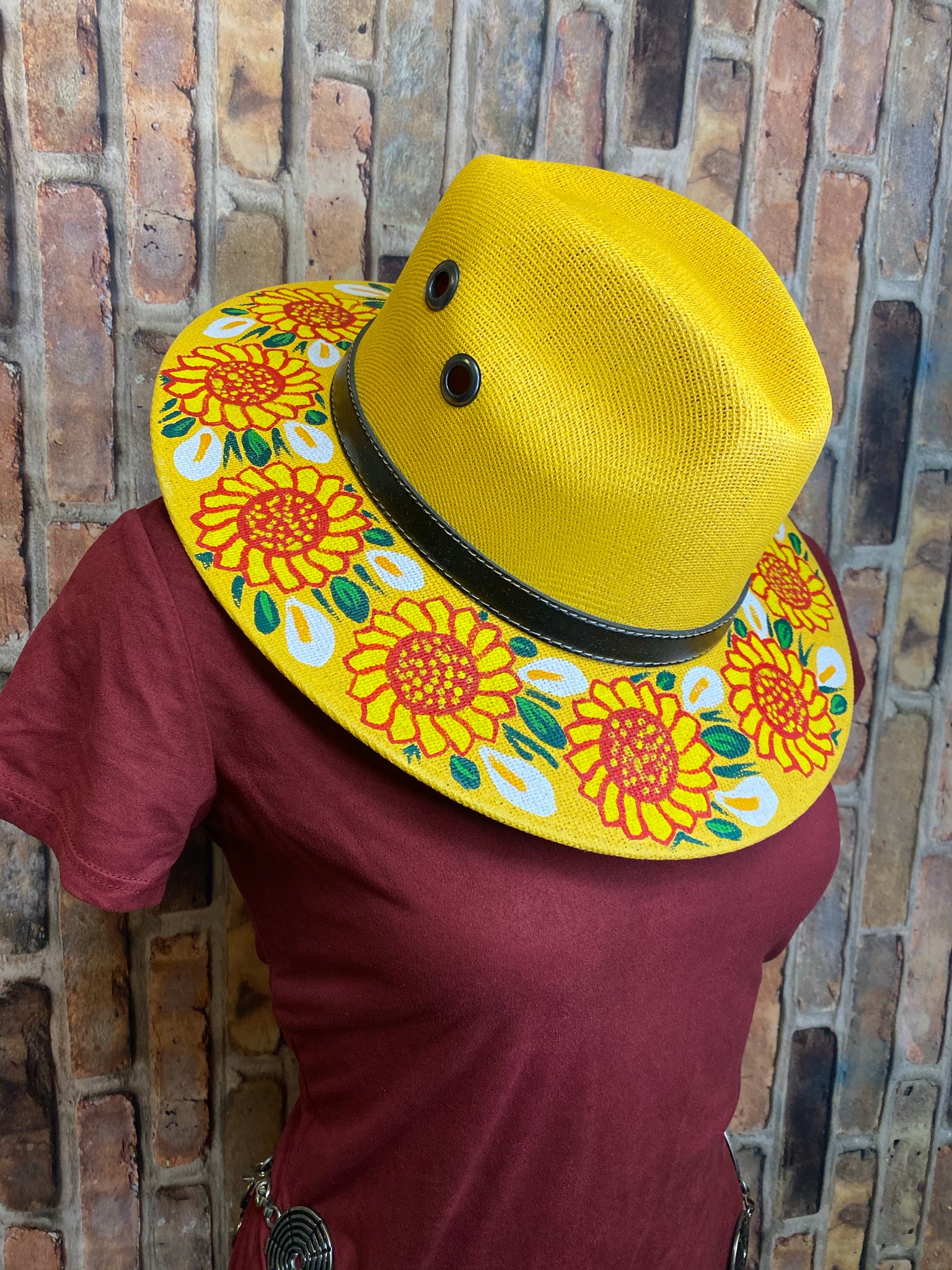 Hand painted Mexican Artisanal Hat