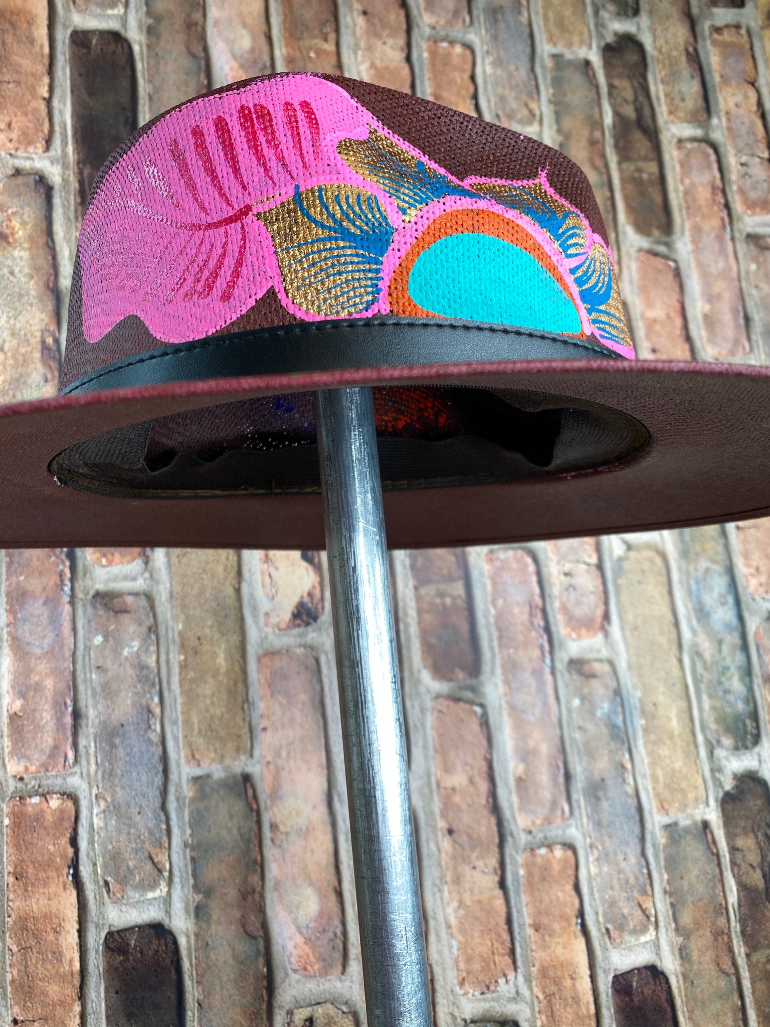 Hand painted Mexican Artisanal Hat