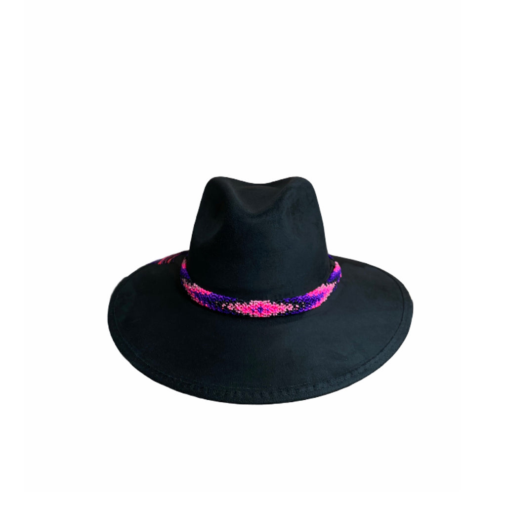 Suede Cowgirl Hat with braided hat band