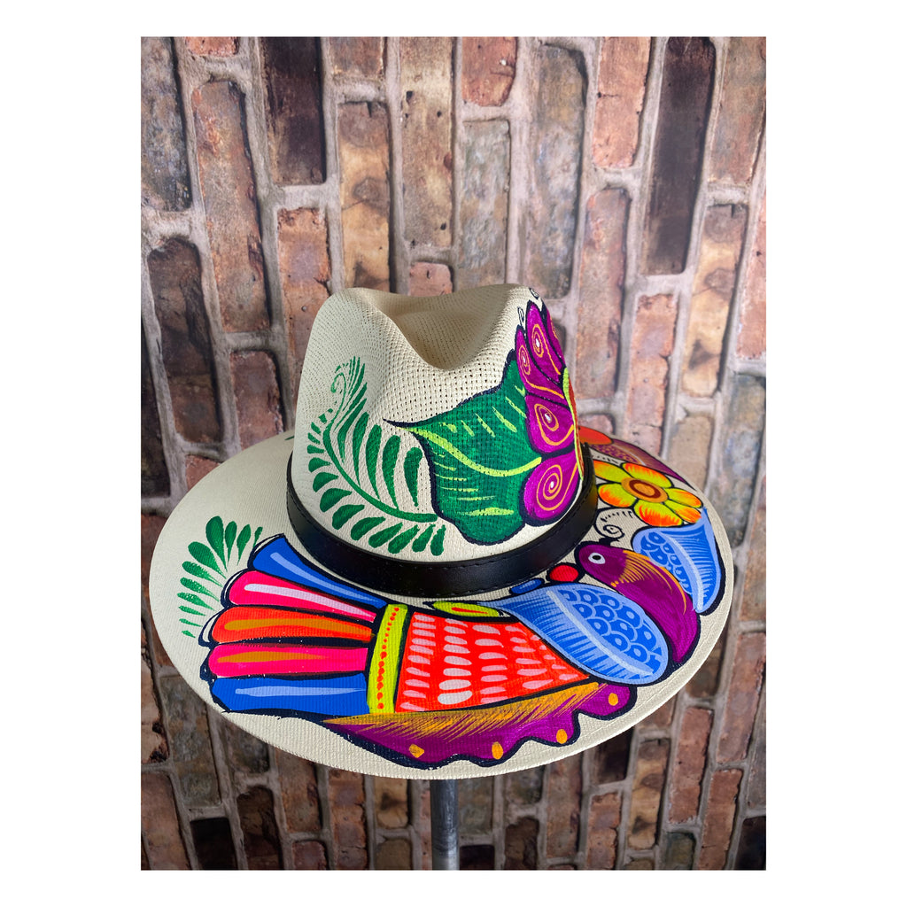 Hand painted Mexican Artisanal Hat