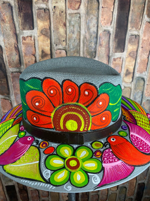 Hand painted Mexican Artisanal Hat