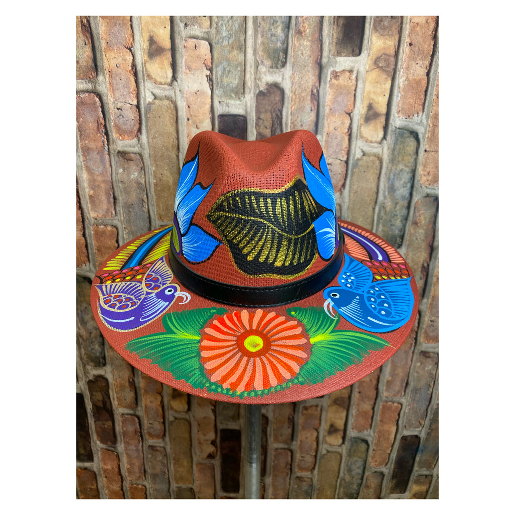 Hand painted Mexican Artisanal Hat