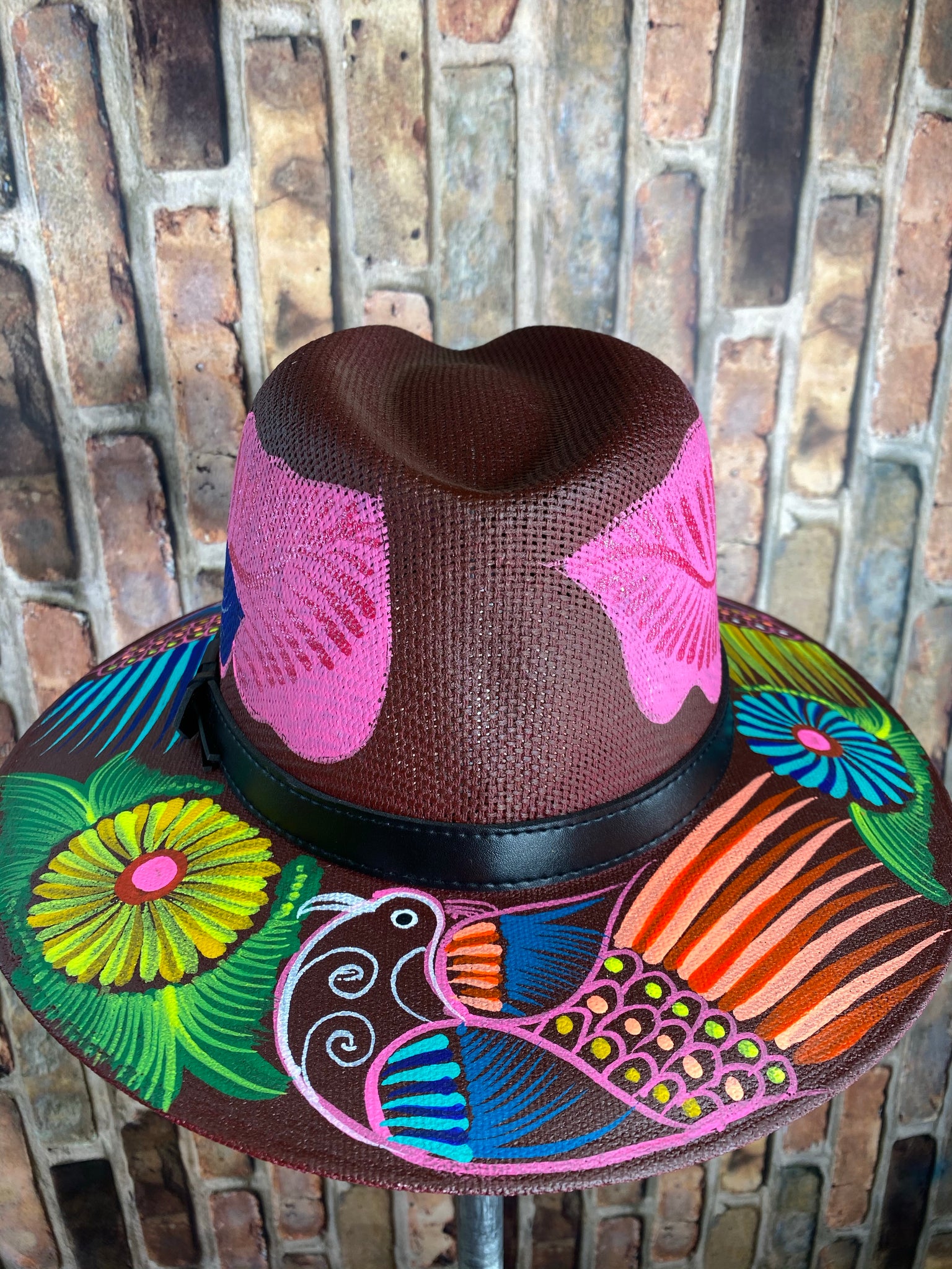 Hand painted Mexican Artisanal Hat