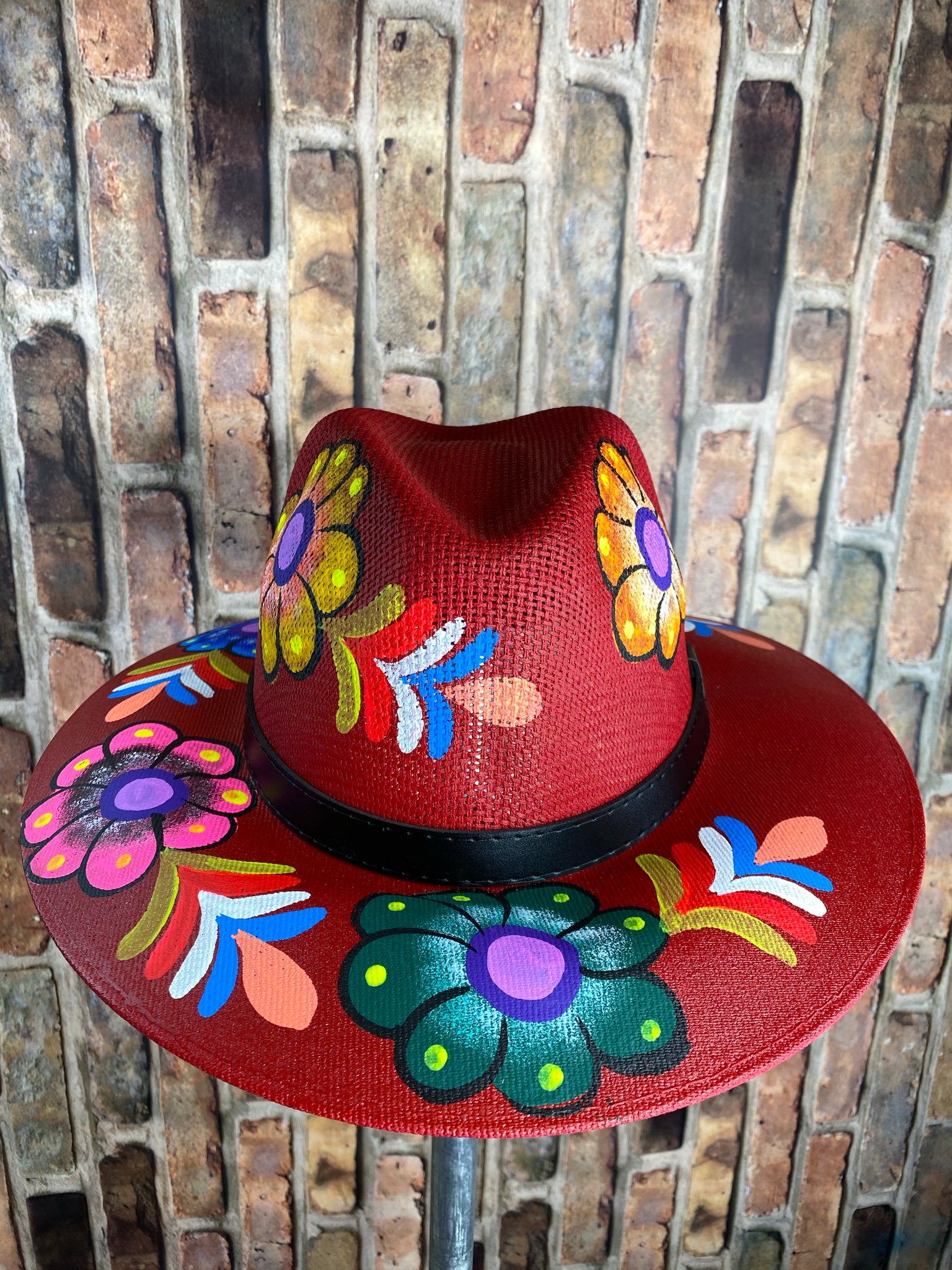 Hand painted Mexican Artisanal Hat