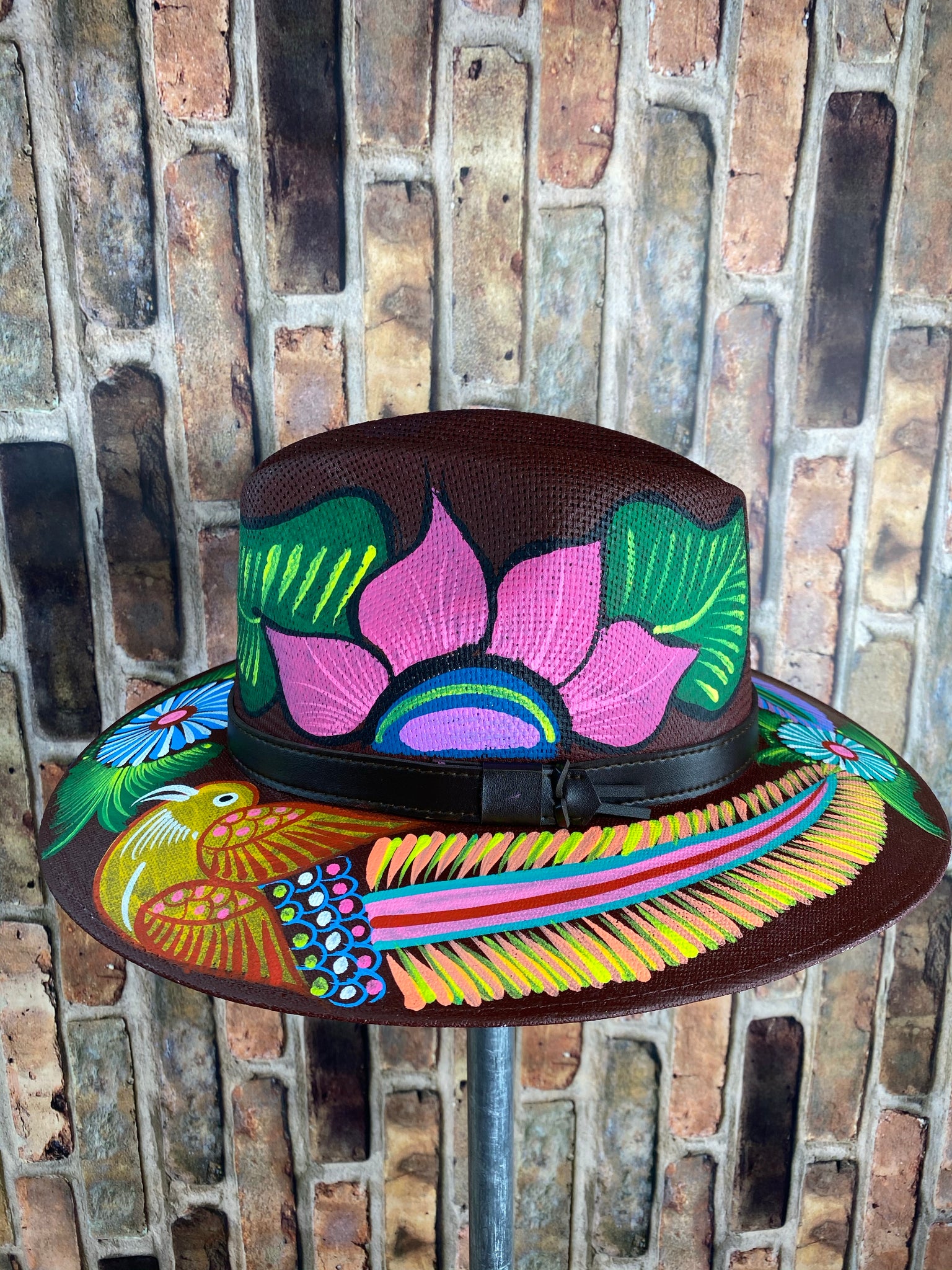 Hand painted Mexican Artisanal Hat