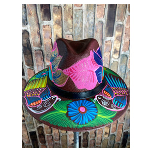 Hand painted Mexican Artisanal Hat