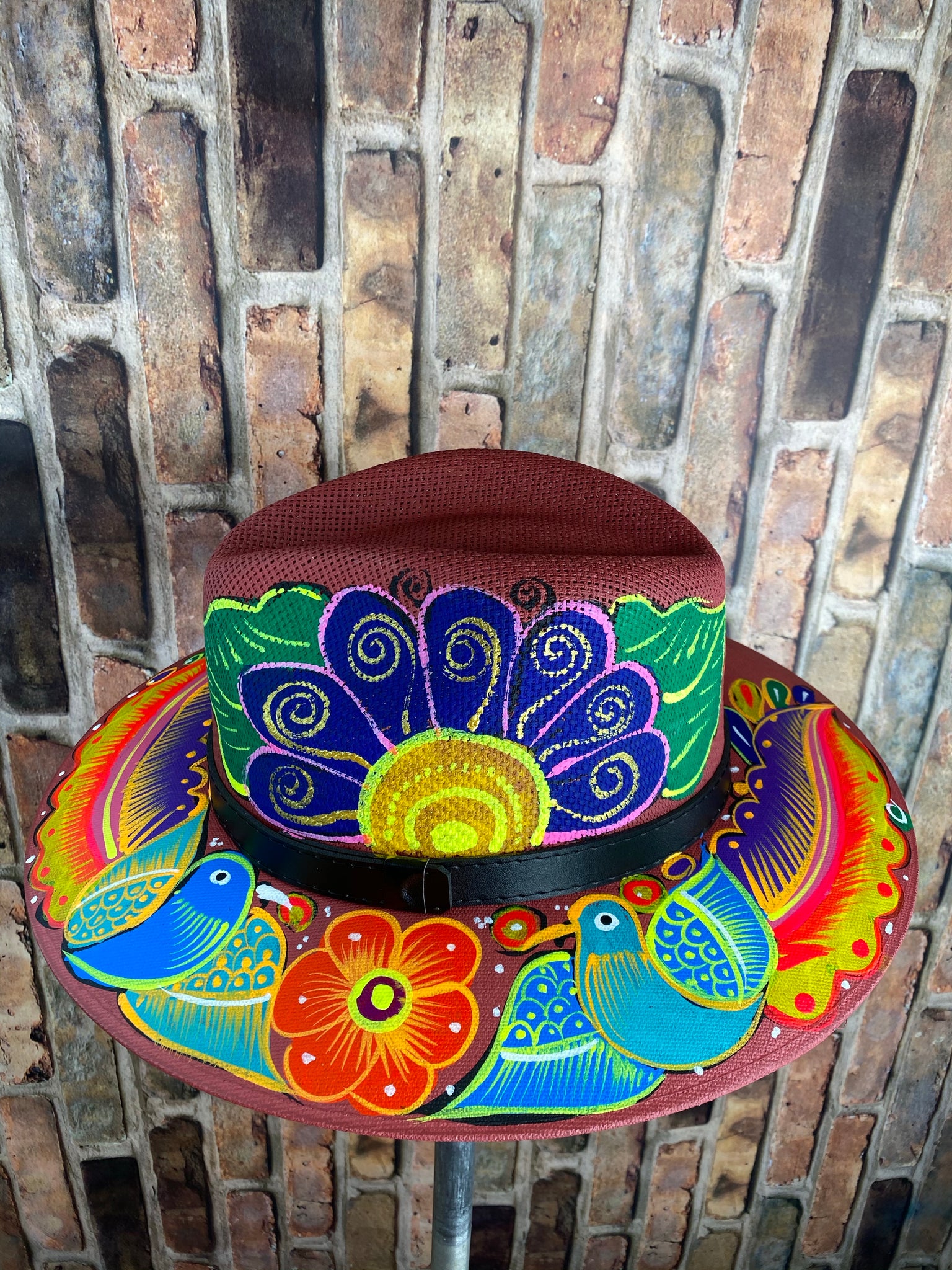 Hand painted Mexican Artisanal Hat