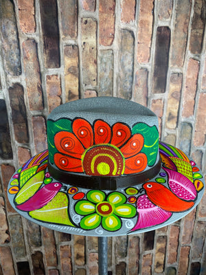 Hand painted Mexican Artisanal Hat