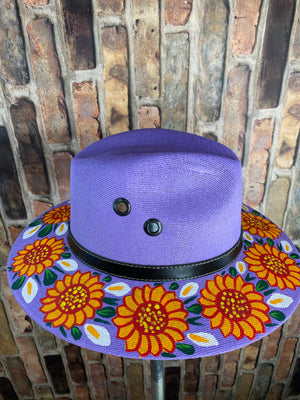 Hand painted Mexican Artisanal Hat