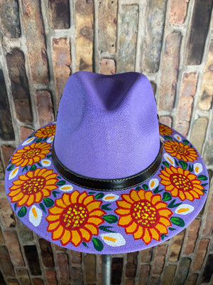 Hand painted Mexican Artisanal Hat